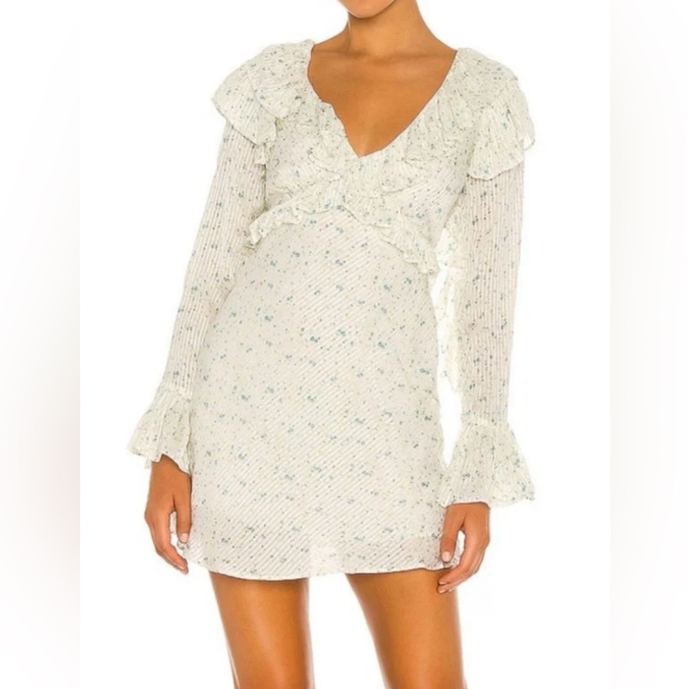 NWT Free People Sweetest Thing Ivory Floral Dress